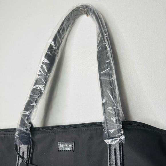 NWT BOTKIER New York Bond Black Nylon Oversized Compartment Tote Handbag - Picture 8 of 9